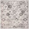 Picture of SAFAVIEH Madison Collection MAD611G Boho Chic Floral Medallion Trellis Distressed Non-Shedding Living Room Bedroom Dining Home Office Area Rug, 6'7" x 6'7" Square, Silver / Grey