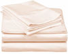 Picture of Pure Egyptian King Size Cotton Bed Sheets Set (King, 1000 Thread Count) Cream Bedding and Pillow Cases (4 Pc) - Egyptian Cotton Sheets King Size Bed- Sateen Sheets - 18 Deep Pocket King Sheets