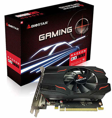 Picture of Biostar Radeon RX 550 4GB GDDR5 128-Bit DirectX 12 PCI Express 3.0 DVI-D Dual Link, HDMI, DisplayPort, Gaming Edition