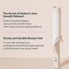 Picture of VODANA Professional GlamWave Ceramic Curling Iron, Natural Curls, Hair Curler, Curling Wand, Available in USA (1.4 inch, Ivory)