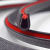 Picture of Edge Trim Black Large U Height - 21/32" U Height x 3/64" - 5/32". Grip Range (100 FEET)