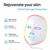 Picture of Led Face Mask Light Therapy, Angel Kiss 7 Color Blue & Red Light Therapy Facial Skin Care Mask - Korea PDT Technology for Skin Rejuvenation Anti Aging Skin Tightening Home Beauty Photon Led Mask