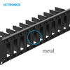 Picture of UCTRONICS Front Removable 2U Rackmount for Raspberry Pi, 19-inch 2U Server Rack with 12 Pieces of Removable Mounting Plates for Raspberry Pi 4B, 3B+/3B, and Other B Models