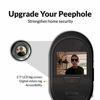 Picture of Brinno Hidden Silver Peephole Camera SHC500 Wire-Free Front Door Security Large LCD Screen DIY Install Black - 14mm Size