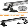 Picture of ASPL 29.5" 54 LED Strobe Light Bar Double Side Flashing High Intensity Emergency Warning Flash Strobe Light with Magnetic Base for Safety Construction Vehicles Tow Trucks Pickup (Amber/Green)