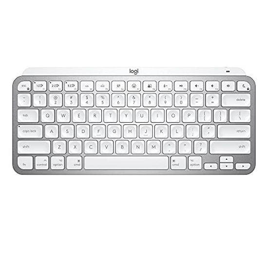 Picture of Logitech MX Keys Mini for Mac Minimalist Wireless Illuminated Keyboard, Compact, Bluetooth, Backlit Keys, USB-C, Tactile Typing, Compatible with Apple macOS, iPAd OS, Metal Build