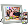 Picture of HAOVM 10.1 Inch USB Digital Photo Frame Widescreen - HD IPS Display Digital Photo Frame with 16GB Storage, Auto-Rotate, Easy Setup to Share Photos and Videos via Email,Cloud,Free APP