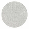 Picture of nuLOOM Wynn Braided Indoor/Outdoor Area Rug, 5' Round, Ivory