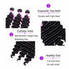 Picture of VRVOGUE Weave Hair (20" 22" 24") Deep Wave Brazilian Hair Bundles 100% Unprocessed Virgin Brazilian Human Hair Weave Extensions Natural Color Total (10.6 OZ)