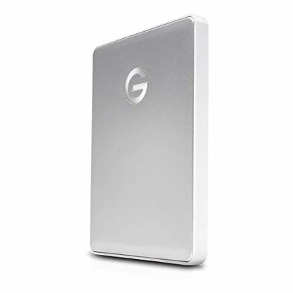 Picture of G-Technology 2TB G-DRIVE Mobile USB-C (USB 3.1) Portable External Hard Drive, Silver - 0G10339
