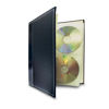 Picture of Bellagio-Italia Black DVD Storage Binder Set, 6-Pack - Stores Up to 288 DVDs, CDs, or Blu-Rays - Stores DVD Cover Art - Acid-Free Sheets