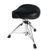 Picture of HXW Heavy Duty Drum Throne Height Adjustable Drum Stool Rotatable Motorcycle Style Seat for Drummers Piano Players Black