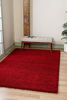 Picture of Unique Loom Solo Solid Shag Collection Area Modern Plush Rug Lush & Soft, 7' 0 x 10' 0, Cherry Red