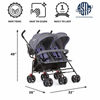 Picture of Dream On Me Volgo Twin Umbrella Stroller, Purple/Dark Grey