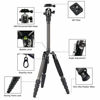 Picture of SIRUI Carbon Fiber Traveler 5CX 51.97 inches Camera Tripod Lightweight Travel Outdoor Tripod with 360° Panoram B-00K Ball Head and Arca Swiss Quick Release Plate, Folded Height 12.4",Load 11lbs/5kg