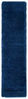 Picture of SAFAVIEH Milan Shag Collection SG180 Solid Non-Shedding Living Room Bedroom Dining Room Entryway Plush 2-inch Thick Runner, 2' x 18' , Navy