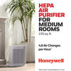 Picture of Honeywell HPA104 HEPA Air Purifier, Medium Room (155 sq. ft), White