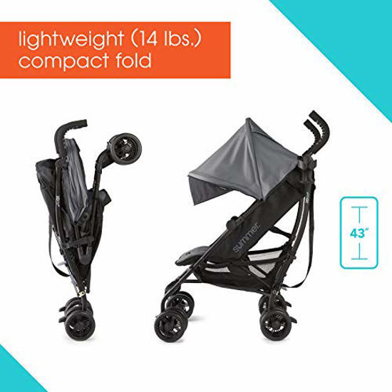 Stroller with extra sale large canopy