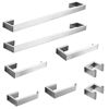 Picture of Fapully 8 Piece Bathroom Accessories Set Stainless Steel,Bathroom Hardware Set Brushed Nickel Wall Mounted