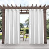 Picture of Exclusive Home Curtains GT Light Filtering Solid Cabana Grommet Top Curtain Panel Pair, 54x144, White