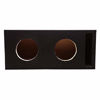 Picture of Skar Audio Dual 6.5" Universal Fit Vented Subwoofer Enclosure with 1" MDF Heavy Duty Front Baffle - Black Carpet