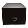 Picture of Skar Audio Dual 6.5" Universal Fit Vented Subwoofer Enclosure with 1" MDF Heavy Duty Front Baffle - Black Carpet