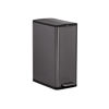 Picture of Rubbermaid Elite Stainless Steel Slim Step-On Trash Can for Home and Kitchen, 11.8 Gallon, Charcoal