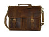 Picture of Top Quality Full Grain Leather Briefcase, Shoulder Bag, Messenger Bag, Laptop Satchel by BASIC GEAR