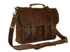 Picture of Top Quality Full Grain Leather Briefcase, Shoulder Bag, Messenger Bag, Laptop Satchel by BASIC GEAR