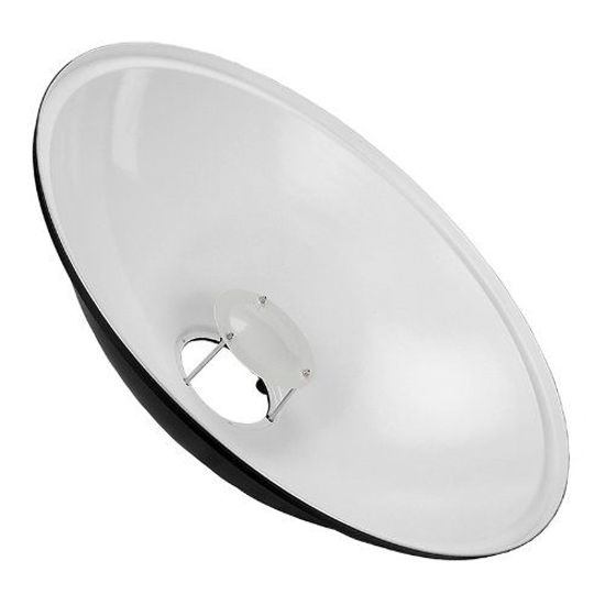 Picture of Fotodiox Pro 28in (70cm) All Metal Beauty Dish with Multiblitz Profilux Insert - Soft White Interior