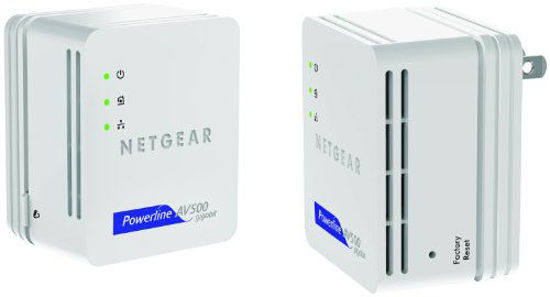 Picture of NETGEAR Powerline 500 Nano 1 GigE Port Starter Kit (XAVB5101)