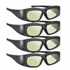 Picture of Active Shutter 3D Glasses 4 Pack, Rechargeable Bluetooth 3D Glasses Compatible with Epson 3D Projector, TDG-BT500A TDG-BT400A TY-ER3D5MA (Pack 4)