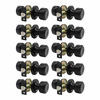 Picture of KNOBWELL 10 Pack Matte Black Passage Door Knob Set Interior Door Knobs, Closet Door Knobs, Hallway/Closet Door Knob Indoor Door knob