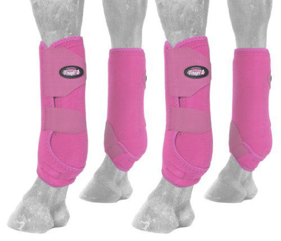 Picture of Tough 1 Extreme Vented Sport Boots Set, Pink, Small