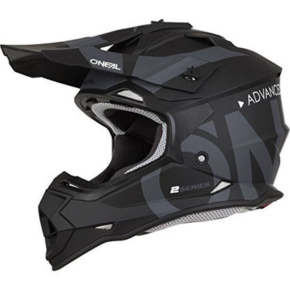 Picture of O'Neal 0200-S16 2Series Adult Helmet, Slick (Black/Gray, XXL)