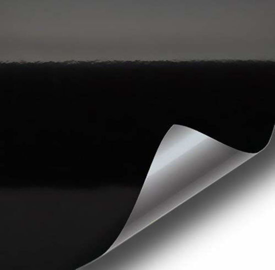 Picture of VViViD Gloss Black Vinyl Wrap Adhesive Film Air Release Decal Sheet (25ft x 5ft)