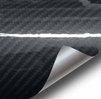 Picture of VViViD High Gloss Black Carbon Fiber Tech Art 3-Layer 3D Realistic True Carbon Fiber Look Cast Vinyl Wrap (10ft x 5ft)