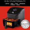 Picture of Instant Vortex Plus Air Fryer with ClearCook, 6 Quart, 6-in-1 Air Fry, Roast, Broil, Bake, Reheat, Dehydrate, Black