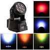 Picture of XPC DMX-512 Stage Lighting Mini Moving Head Light 7 LED 4 In 1 RGBW LED PAR Light Lighting Strobe Professional 9/14 Channels Sound Active for KTV Club Bar Party Disco (2Pack)