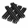 Picture of 5pcs 48'' V Slot 2040 Aluminum Extrusion European Standard Anodized Linear Rail for 3D Printer Parts and CNC DIY Black(1220mm)