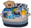 Picture of Bundle of Joy Deluxe Baby Boy Gift Basket | New Baby Gift Set