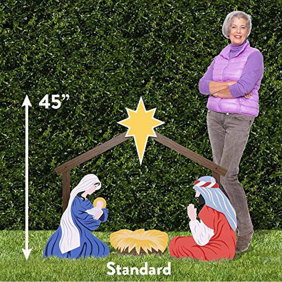 Picture of Outdoor Nativity Store Holy Family Outdoor Nativity Set (Standard, Color)