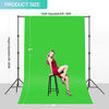 Picture of Photography Lighting Kit 8.5x10ft - Backdrop Stand Support Kit with Muslin Black/White/Green Screen, Umbrella Softbox Set Continuous Lights for Photo Studio, Video Recording, Extra Camera Tripod