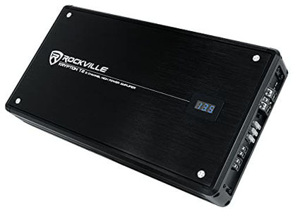 Picture of Rockville Krypton-T2 2800 Watt Peak/700w RMS 2 Channel Amplifier Car Amp