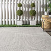 Picture of nuLOOM Wynn Braided Indoor/Outdoor Runner Rug, 2' 6" x 16', Ivory