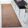 Picture of SAFAVIEH Vision Collection VSN606E Modern Ombre Tonal Chic Non-Shedding Living Room Bedroom Runner, 2'2" x 22' , Brown