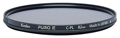 Picture of Kenko Puro Wide Angle Slim Ring 82mm multi-Coated Circular Polarizer Filter, Neutral Grey (228259)