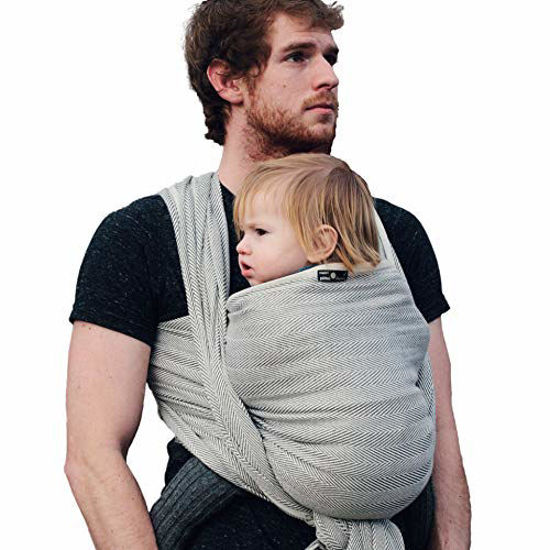 Picture of DIDYMOS Woven Wrap Baby Carrier Lisca/Herringbone Grigio (Organic Cotton), Size 5