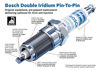 Picture of Bosch FR7DII35X Double Iridium Pin-to-Pin Spark Plug, Up to 4X Longer Life (Pack of 10)