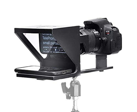 Picture of Little Prompter, The Original Compact Personal Teleprompter for Video Production. No Studio Required. Perfect for DSLRs, Webcams, and Built-in Laptop Cameras. Use with iOS or Android.